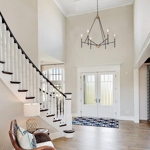 Transitional foyer chandelier new arrivals