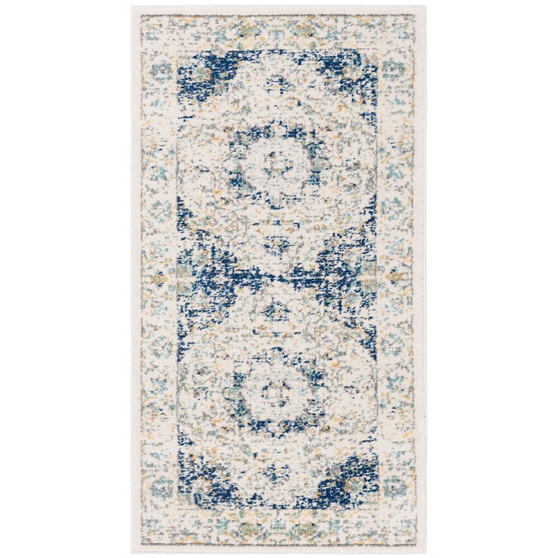 SAFAVIEH Evoke Annabel Vintage Shabby Chic Oriental Rug - 2'2" x 4' - Ivory/Blue - Rectangle