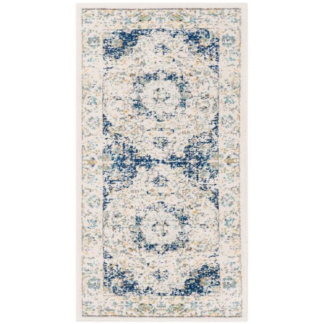 SAFAVIEH Evoke Annabel Vintage Shabby Chic Oriental Rug - 2'2" x 5' - Ivory/Blue