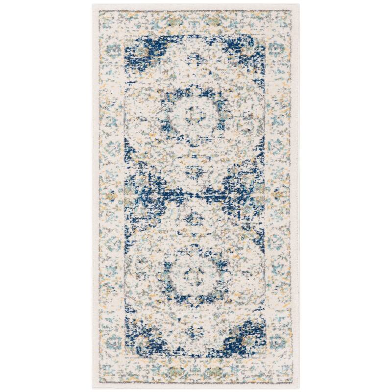 SAFAVIEH Evoke Annabel Vintage Shabby Chic Oriental Rug - 2'2" x 5' - Ivory/Blue