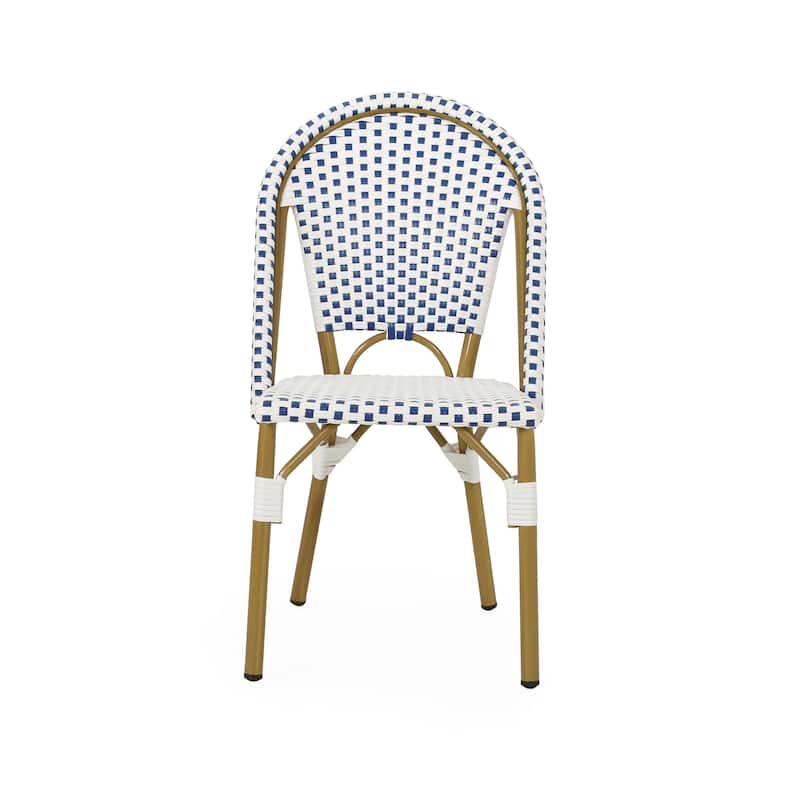 Elize Outdoor French Cafe Chairs (Set of 4) by Christopher Knight Home