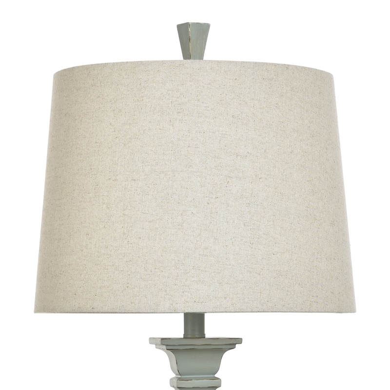 The Gray Barn Willowsun Distressed Blue Urn Style Table Lamp