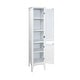 Tall Narrow Tower Freestanding Cabinet with 2 Shutter Doors - Bed Bath ...