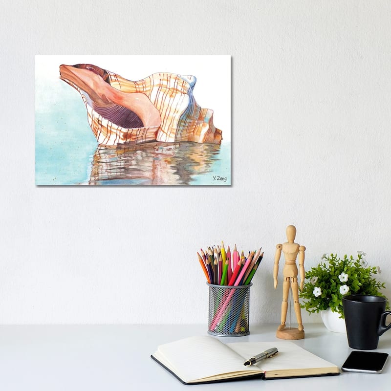 iCanvas "Seashell" by Yue Zeng Canvas Print - 8x12x0.75