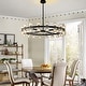 preview thumbnail 14 of 55, KAYLA Modern Chandelier with K9 Crystal