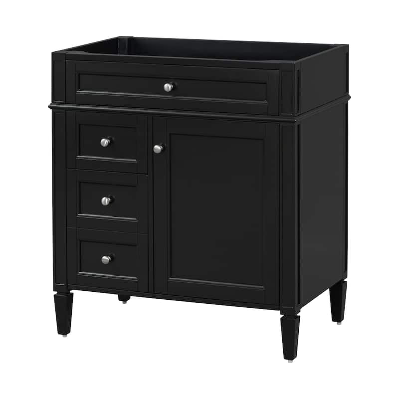 29" Bathroom Vanity with 2 Drawers and Tip-out Drawer (No Sink)