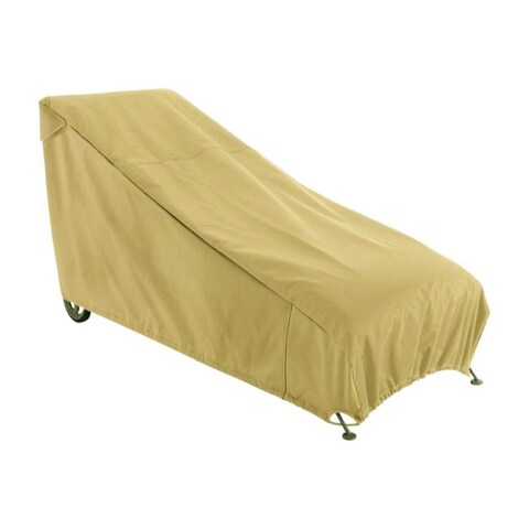 Classic Accessories Brown Polyester Chaise Lounge Cover