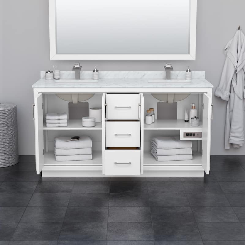 Wyndham Collection WCF1111-66D-CX-MXX Icon 66" Double Free Standing