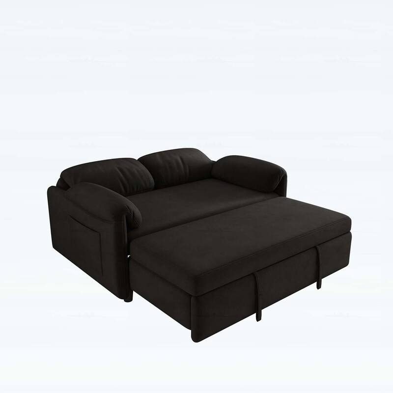 Sofa Centric Design: 54-Inch Sofa Bed with Dual Purpose - A Stylish Retractable Bed for Your Living Room