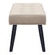 preview thumbnail 23 of 33, Kipp Velvet Upholstered Button Tufted Bench Ottoman