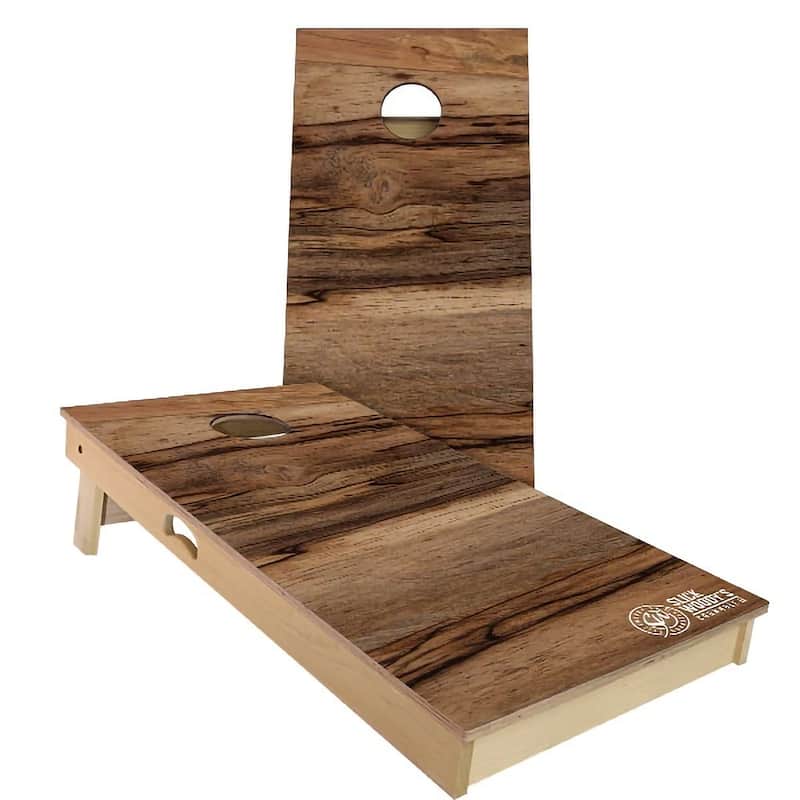 Primavera Outdoor Cornhole Board Set - Backyard 2x4 - Include Hole Lights