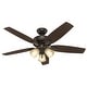 preview thumbnail 2 of 19, Hunter 52" Newsome Ceiling Fan with 3-Light LED Light Kit and Pull Chain - Traditional