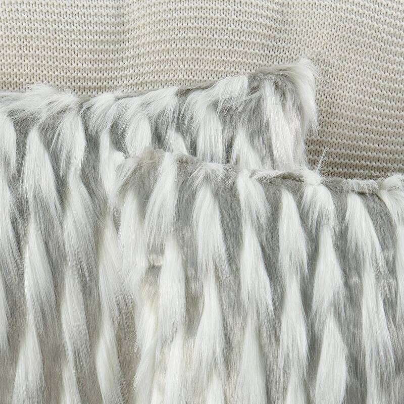 Highlight Lamb Shaggy FauxFur 2 Piece Pillow Shell Set, NO INSERT