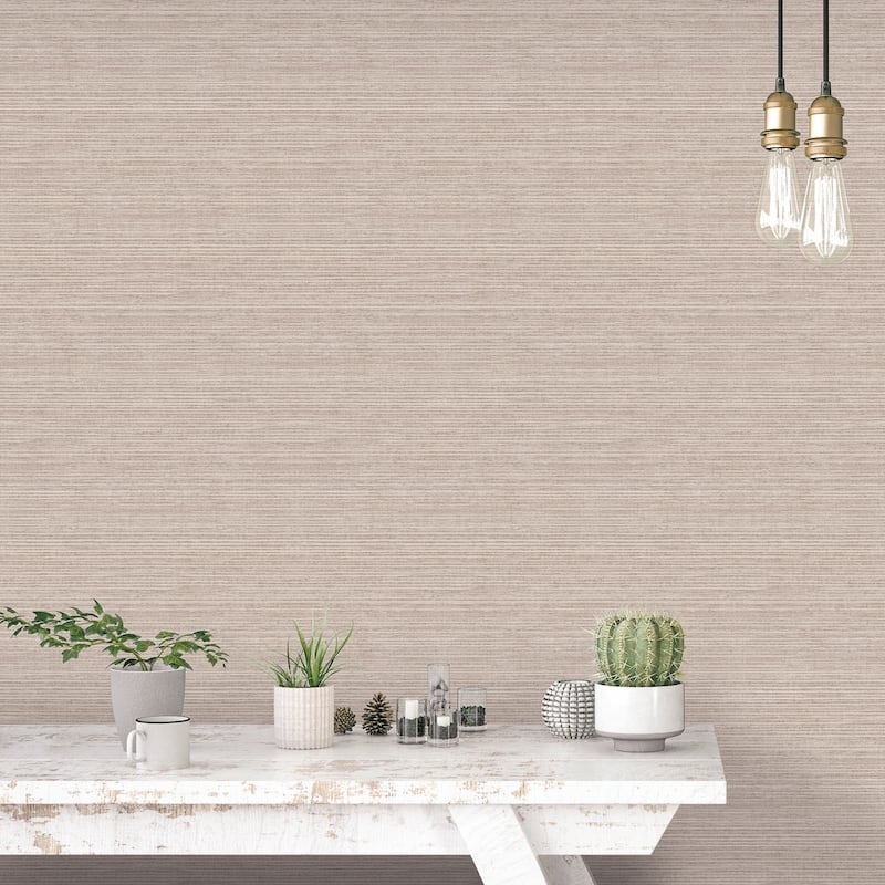 Galerie Wallcoverings Evergreen Fossil Leaf Toss Vinyl on Non-woven Matte Wallpaper Roll