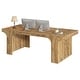 preview thumbnail 28 of 44, 70.9" Executive Desk, Large Wood Computer Office Desk, Writing Table Business Workspace Home Office Accent Desk