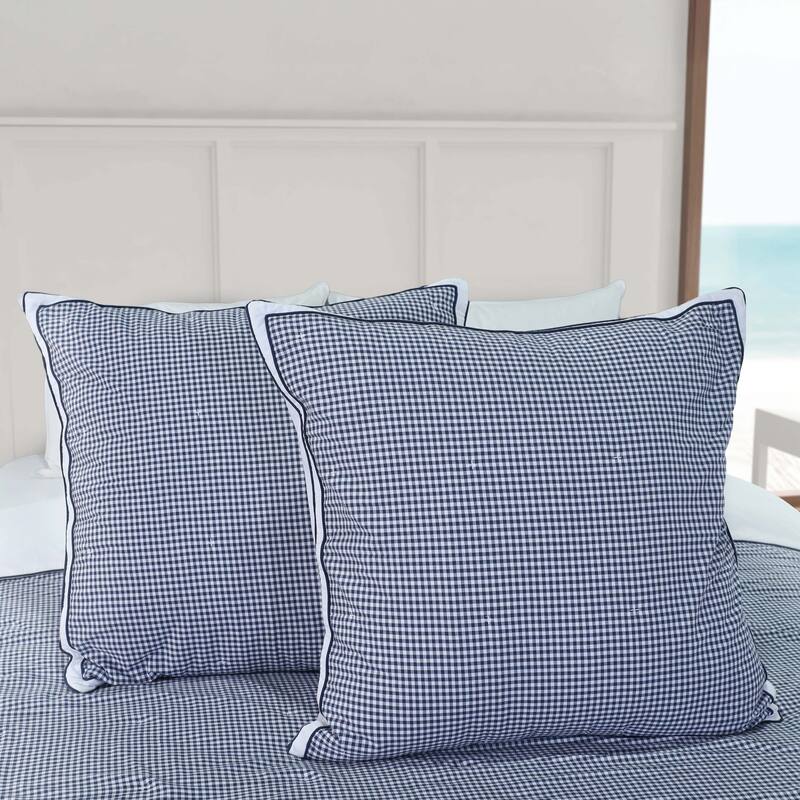 Southern Tide Sag Harbor Euro Navy/White Sham