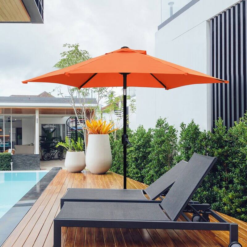 Autlaycil 7.5FT Patio Umbrella with Tilt and Crank