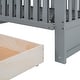 preview thumbnail 30 of 49, Toddler Bed Crib with Guardrail & Drawers & 3 Height Options
