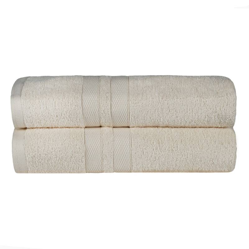 Cotton Quick-Drying 2 Piece Absorbent Solid Bath Sheet Set by Superior