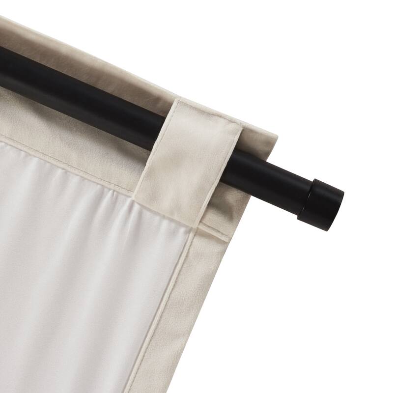 Stanton Adjustable Window Rod - Black - 28 to 48 inches