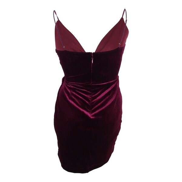 wine sheath dress