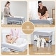 preview thumbnail 3 of 23, Foldable Baby Changing Table with 2 Drawers