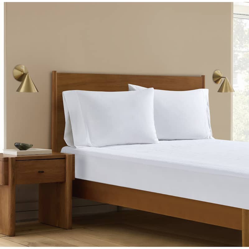 London Fog Premium Waterproof Hypoallergenic Mattress Protector - White