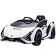 preview thumbnail 7 of 5, White Lamborghini SIAN Kids Ride-On Car, 12V with Remote & Music