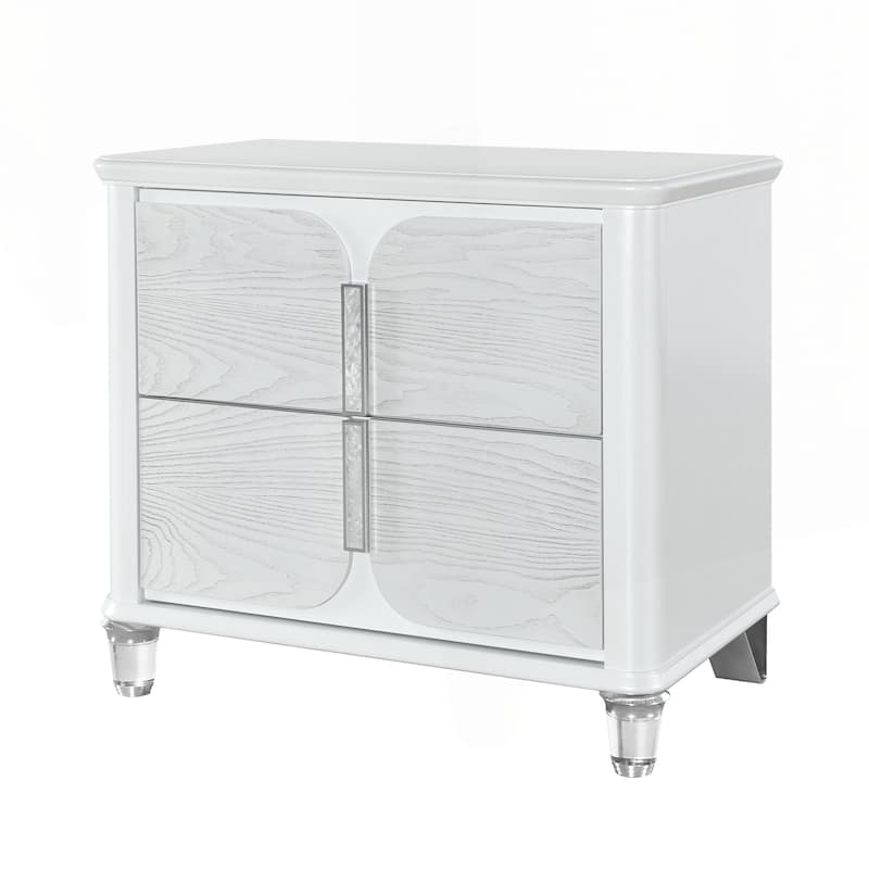 Charming Wooden Nightstand with Stylish Design for Bedroom Enhancement