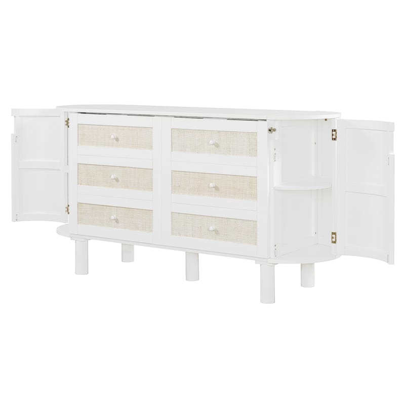 Full Murphy Bed With Hidden Storage & Modern Woven Design