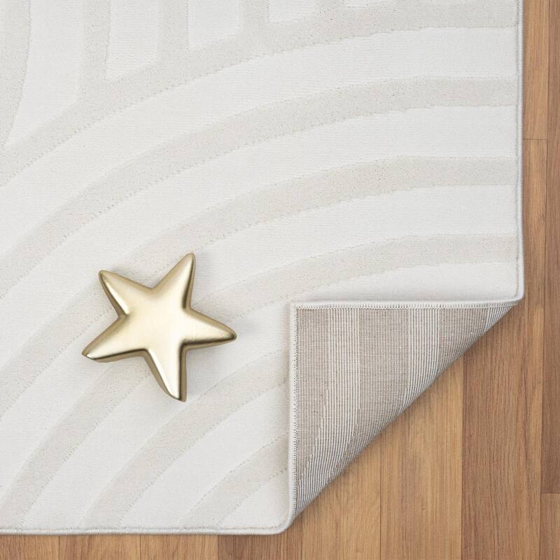 Luxe Weavers Geometric Area Rug for Living Rooms, Indoor Carpet with Medium Pile