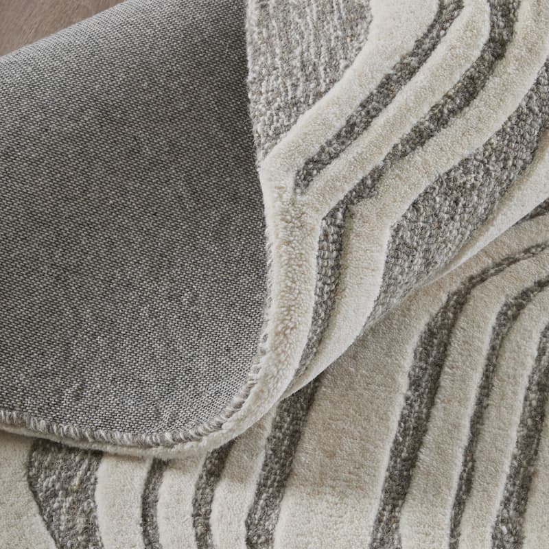 Grand Bazaar Wallace Hand Tufted Abstract Transitional Area Rug