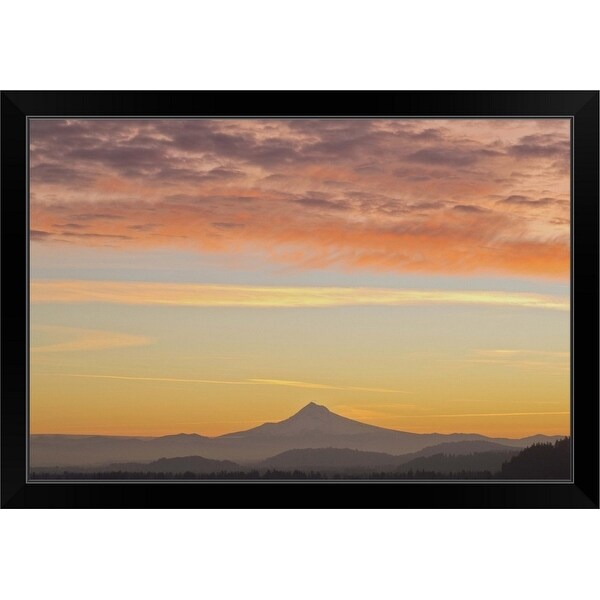 "Portland, Oregon, United States Of America" Black Framed Print