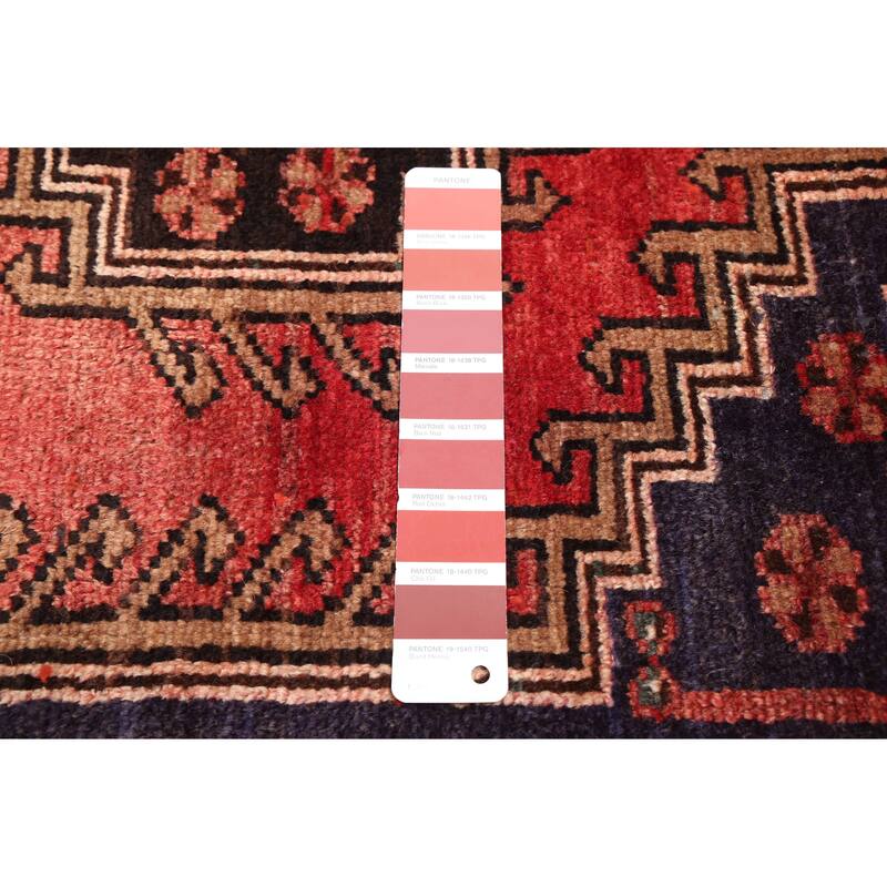 ECARPETGALLERY Hand-knotted Anatolian Vintage Dark Copper Wool Rug - 4'0 x 10'6