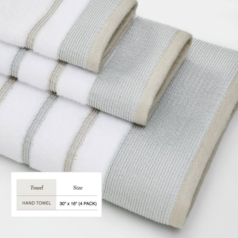 Linery & Co. Luxury Cotton Decorative Towel Set.
