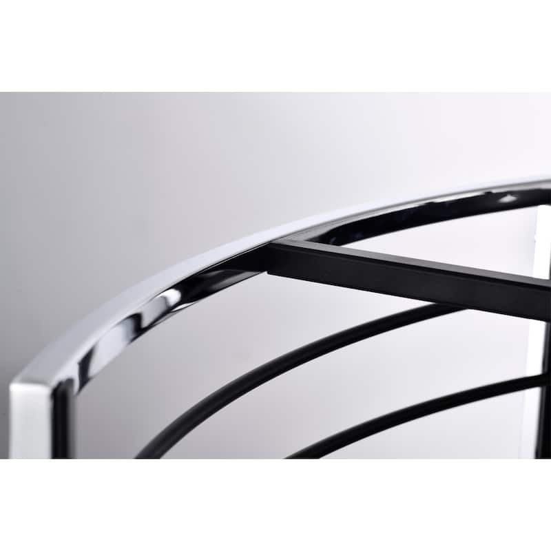 24 Inch Chrome Polish Cage Fandelier