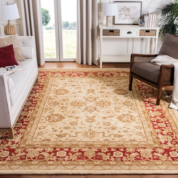 slide 2 of 172, SAFAVIEH Anatolia Angeline Traditional Oriental Hand-spun Wool Rug