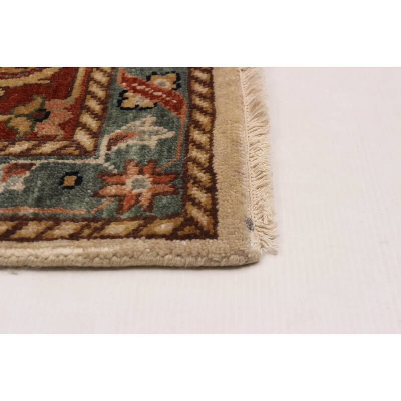 ECARPETGALLERY Hand-knotted Jules Sultane Ivory Wool Rug - 9'4 x 13'6