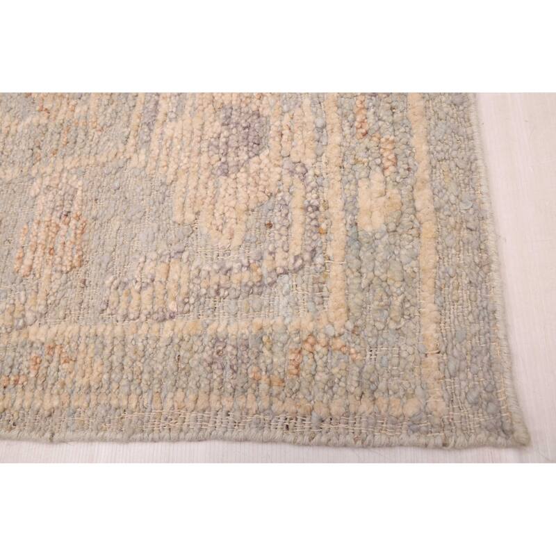 ECARPETGALLERY Hand-knotted Looma Light Denim Blue Wool Rug - 8'3 x 9'10