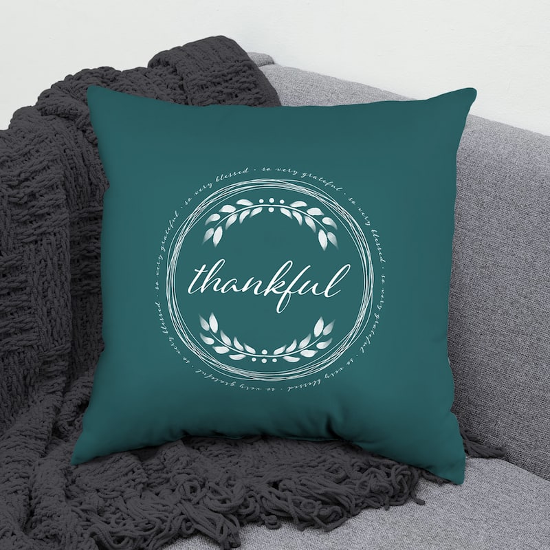 So Very Grateful Double Sided Pillow