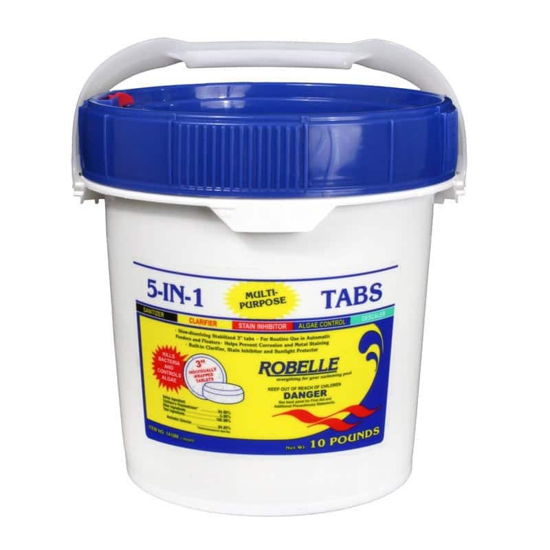 Robelle 5 in 1 Multi Purpose Tabs - 10 lb