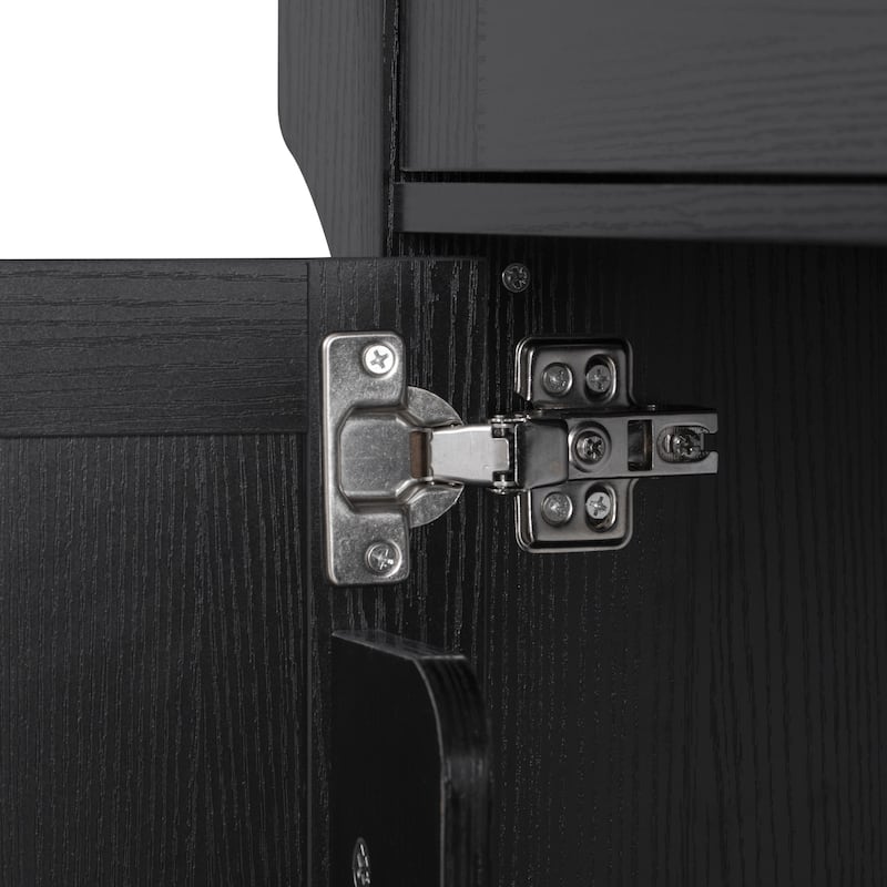 85.5" Kitchen Island with Extendable Dining Table, Rolling Kitchen Island with Sotrage Shelves, Drawers and Power Outlet