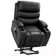 preview thumbnail 25 of 53, Oversized Power Lift Recliner Chair with Massage & Heat, PU Leather, USB Port, Cup Holders & Pockets