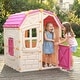 preview thumbnail 15 of 18, Costway Outdoor Kids Playhouse with Openable Door Windows for Home - See Details