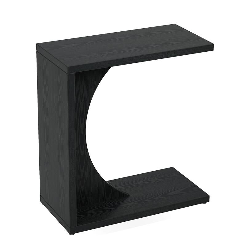 C-Shaped End Table, Sofa Side Table, Living Room Bedroom C Table Accent Side Table
