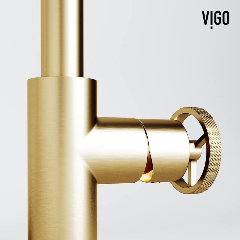 VIGO Cass 9" H Single Handle Single Hole Bathroom Faucet