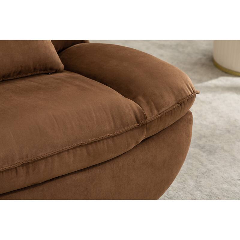 Power Recliner Swivel Chair With USB Charger