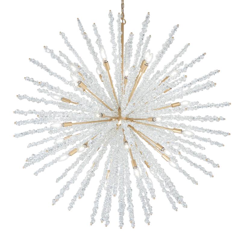 Metropolitan N1959 Aisi 40 Light 52" Wide Taper Candle Sputnik