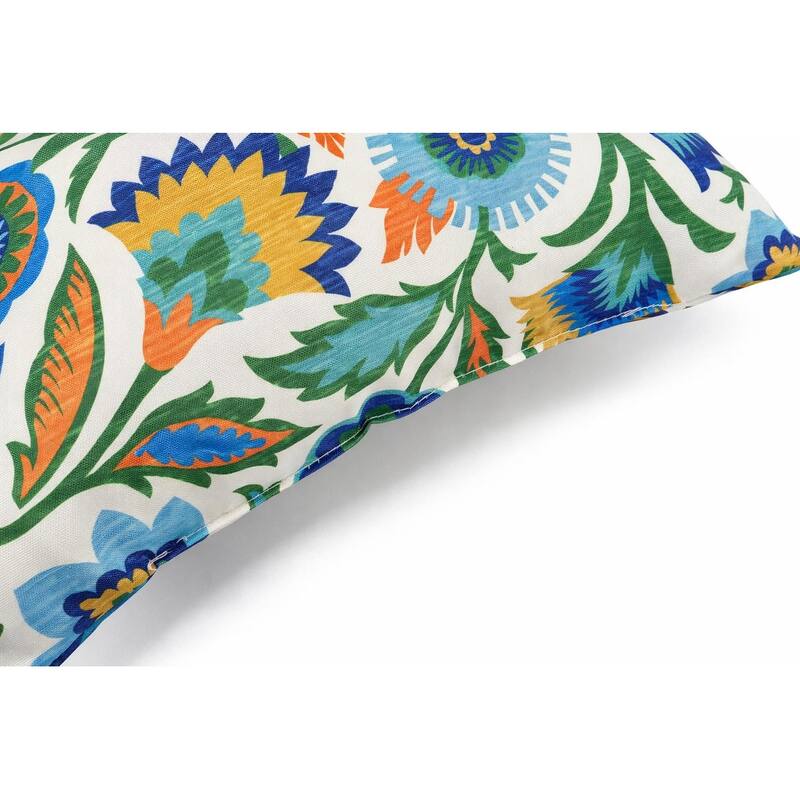 2 Pack Throw Pillows, Waterproof & Fade-Resistant Patio Cushions- Soft & Comfortable Decorative Pillow Covers (18x18")