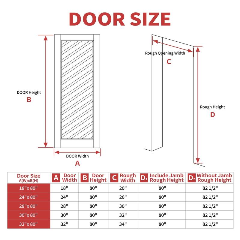80'' H 1 Lite Frosted Glass French Doors White Interior Slab Door Single Panel